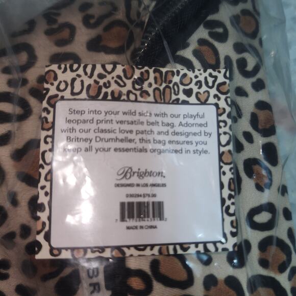 BRIGHTON NWT FASHIONISTA WILD CAT BELT BAG - Picture 7 of 7